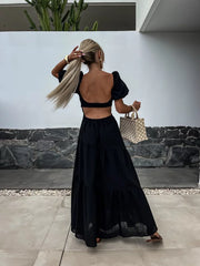 bawełniana sukienka maxi