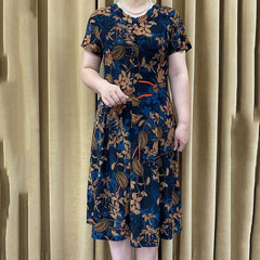 🥀2024 Nowe produkty🌸Damska sukienka z wdzięcznym kwiatowym nadrukiem