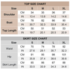 ✨Bezpłatna wysyłka✨ Koronkowy 2-częściowy komplet damski bez rękawów i nieregularna spódnica