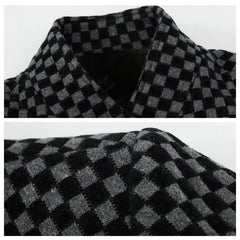 🔥Stylowa męska kurtka w kratę z kieszeniami zapewniającymi ciepło【✈️Bezpłatna wysyłka】