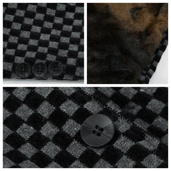 🔥Stylowa męska kurtka w kratę z kieszeniami zapewniającymi ciepło【✈️Bezpłatna wysyłka】