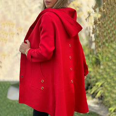 ✨Zdobądź 50% rabatu💖 Elegancki damski płaszcz z kapturem