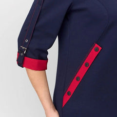 Wysokiej jakości sukienka damska z bocznym zamkiem błyskawicznym