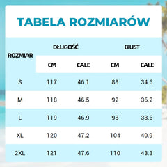 Sukienka damska z luźnym nadrukiem i długim dekoltem w serek