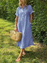 🔥👗 Koszulka w paski z klapami i guzikami z funkcjonalnymi kieszeniami