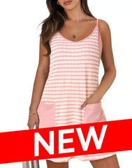 🔥👗Damska letnia sukienka bez rękawów z szortami