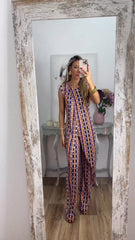 New Arrival abstrakcyjny, wygodny garnitur dla kobiet