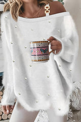 👚✨Prosty damski top na co dzień z długimi rękawami