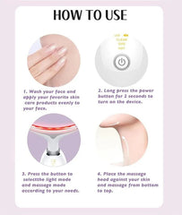 🔥 Świąteczna wyprzedaż 50% ZNIŻKI! Urządzenie do masażu twarzy o potrójnym działaniu, liftingująco-ujędrniającego