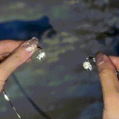 Naszyjnik magnetyczny z motywem miłosnym