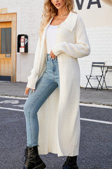 Luźny i leniwy sweterek z dzianinowym kardiganem