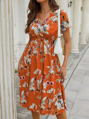 2023 Nowa letnia sukienka z nadrukiem dla kobiet