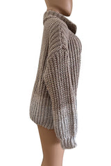 ✨🌸🧥Kurtka z dzianiny cekinowej mały pachnący sweterek z dekoltem w szpic