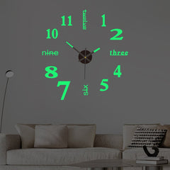 🔥🔥 Naklejka ścienna 3D Zegar dekoracyjny