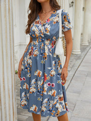 2023 Nowa letnia sukienka z nadrukiem dla kobiet