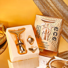 🔥 Świąteczna wyprzedaż 50% ZNIŻKI! Urządzenie do masażu twarzy o potrójnym działaniu, liftingująco-ujędrniającego