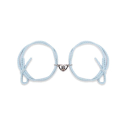 🎁👩❤️💋👩🎊Magnetyczne bransoletki miłosne w kształcie serca dla par, opakowanie po dwie sztuki💘