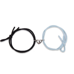 🎁👩❤️💋👩🎊Magnetyczne bransoletki miłosne w kształcie serca dla par, opakowanie po dwie sztuki💘