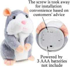 🎄 Zabawna pluszowa zabawka gadającego chomika🐹🌟🐾