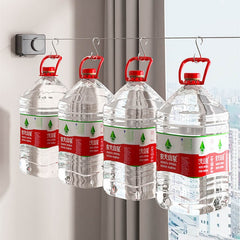 🏡🎁(49% ZNIŻKI) Niewidoczny, regulowany sznur do bielizny, niewymagający wiercenia👨👩👧👦