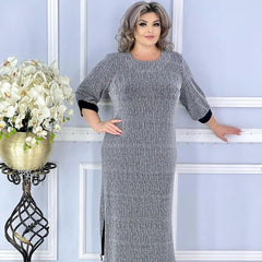 💖💖[S-5XL]]Nowa, wysokiej jakości elegancka sukienka na jesień i zimę