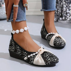 🔥Ostatni dzień 50% zniżki – Damskie eleganckie koronkowe oddychające sandały ortopedyczne Slip On