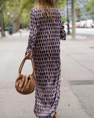 Soira - elegancka owalna sukienka maxi