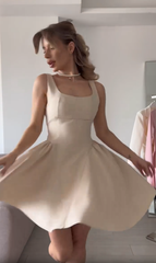 🌸GORĄCA WYPRZEDAŻ 50% TANIEJ🌸Elegancka damska sukienka z szelkami i sznurowaniem na plecach