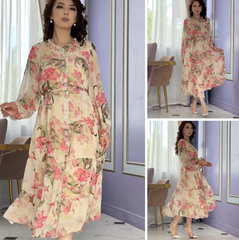 ✨Nowa wiosenna sukienka w świeże kwiaty👗[S-5XL]