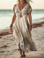 Sukienka w kwiaty w stylu vintage