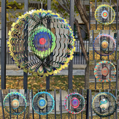 🌸 Dzwonki wietrzne Dream Mandala, 3D wiszące dekoracje