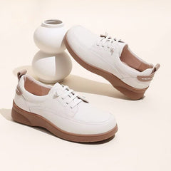 🔥🥿[35-40]Damskie buty casualowe ze skóry naturalnej - wsuwane, wygodne, z miękką podeszwą, na wiosnę-jesień