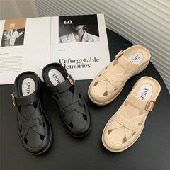 [36-41]2025 lato nowy styl wydrążone wygodne i modne sandały