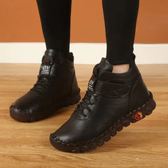 【36-43】2024 nowe jesienne i zimowe krótkie buty damskie z miękką podeszwą