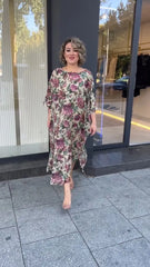 💋[S-5XL]👗 Sukienka w kwiaty wykonana z włoskiej bawełny