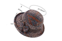 🎄Oferty przedświąteczne🎁🎄 damska wełniana czapka dla mamy na jesień i zimę