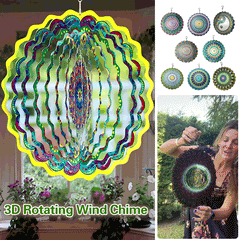 🌸 Dzwonki wietrzne Dream Mandala, 3D wiszące dekoracje