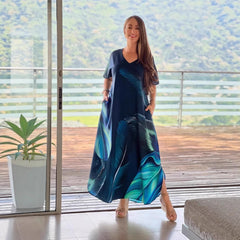 【S-5XL】Luźna sukienka w dużych rozmiarach | Wygodna i przewiewna, bardzo odpowiednia na lato