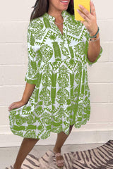 Sukienka z nadrukiem