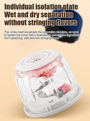 🔥Gorąca wyprzedaż 49% ZNIŻKI🔥Bezprzewodowa wielofunkcyjna mini elektryczna krajalnica do czosnku