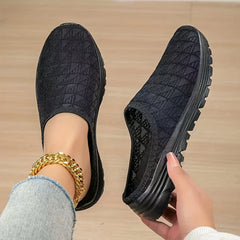 🔥Ostatni dzień 50% zniżki – Damskie oddychające, codzienne, wsuwane, ortopedyczne trampki do chodzenia