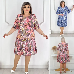 👗Sukienka bawełniana na co dzień, duże rozmiary | Wygodne, przewiewne, idealne na lato