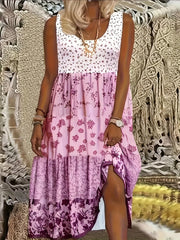 ✨👗 Boho w stylu sukienki bez rękawów dla kobiet