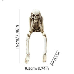 🎃👻💀Kominek symulujący halloweenową czaszkę