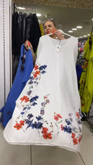 [S-5XL] 2025 Moda nowa letnia bawełniana sukienka dla kobiet