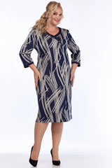 👗Nowa elegancka, damska sukienka z nadrukiem