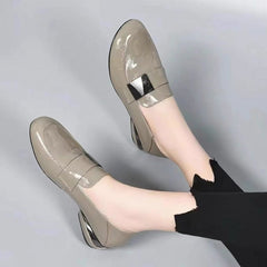 🎁[35-40] 2025 nowe brytyjskie skórzane buty Mary Jane z miękką podeszwą i niskim obcasem