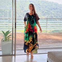 【S-5XL】Luźna sukienka w dużych rozmiarach | Wygodna i przewiewna, bardzo odpowiednia na lato