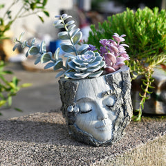 🔥Ręcznie robiona doniczka z motywem śpiącego elfa