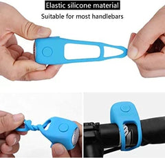 💖 Kolorowy silikonowy dzwonek do roweru górskiego